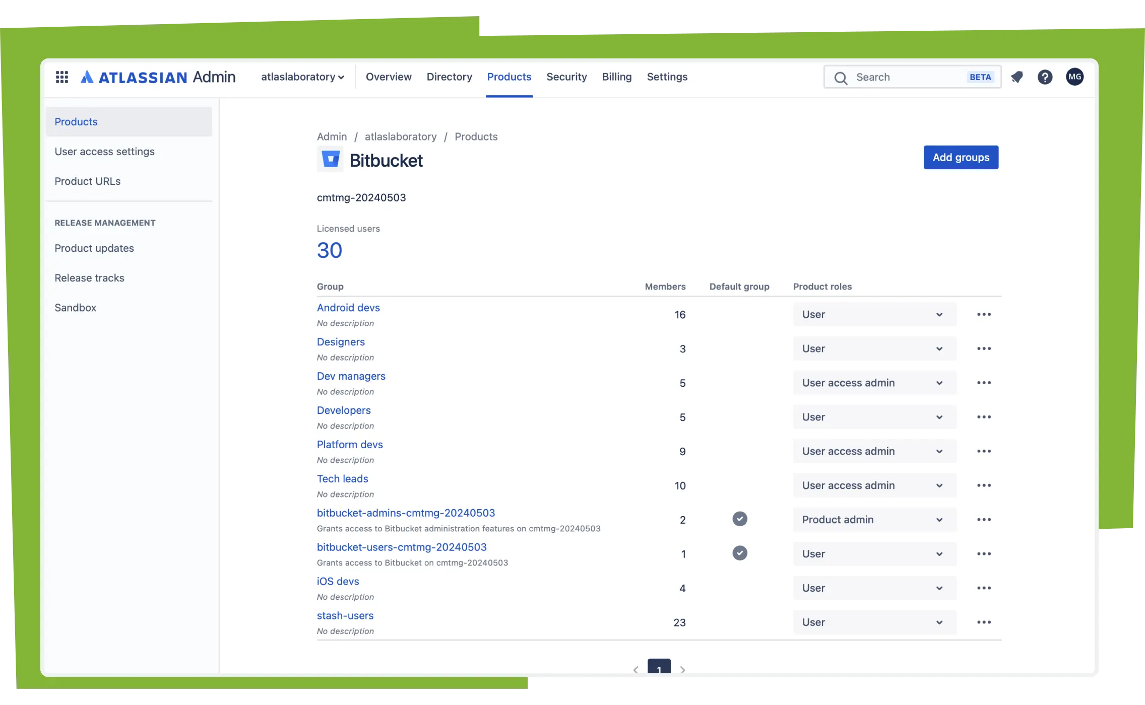 Create a visually appealing Company Hub