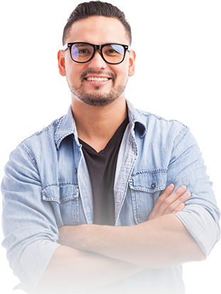 Man with glasses