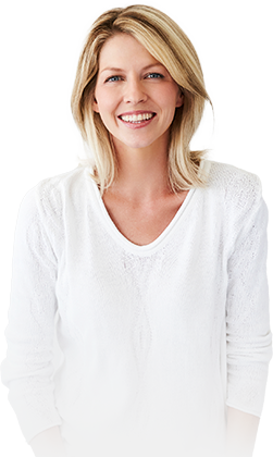 Woman with white top