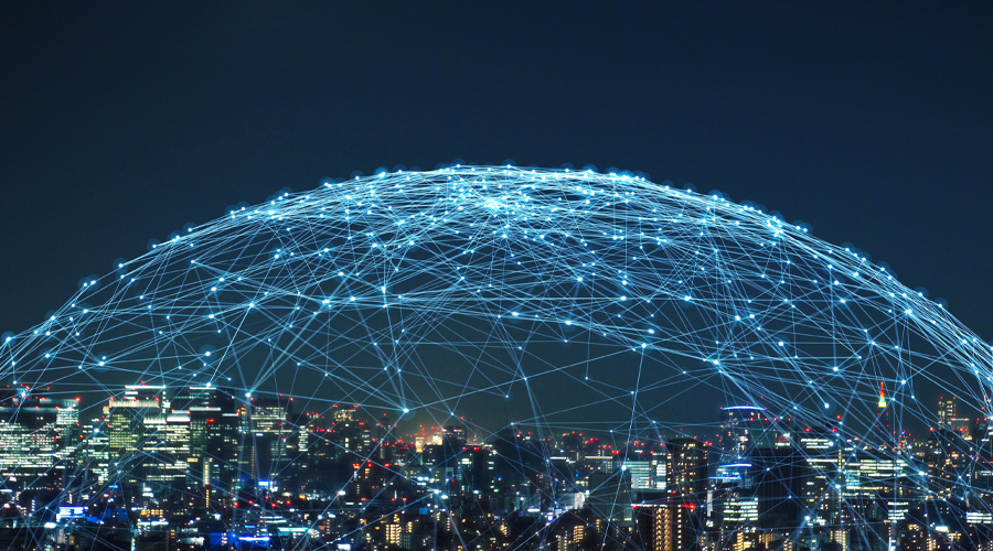 connected globe image