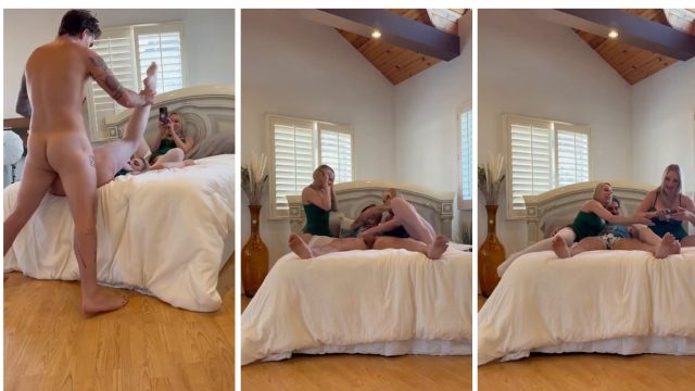 Rachael Cavalli And Mellanie Monroe Threesome Sextape With The Flesh Mechanic