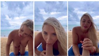 Summer Brookes Outdoor Creampie In The Beach