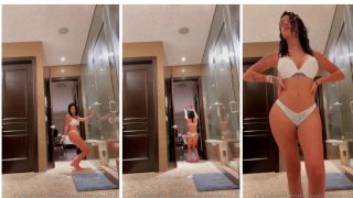 Malu Trevejo Thong Lingerie Dancing Onlyfans Video Leaked