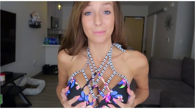 Taylor Alesia Sexy Swimsuits Try On Video Leaked