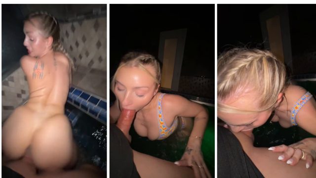 Therealbrittfit Hot Tub Bg Sextape Video Leaked