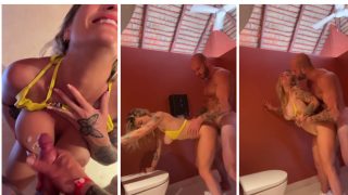 Margot Dulac Public Bathroom Sex Tape Video Leaked